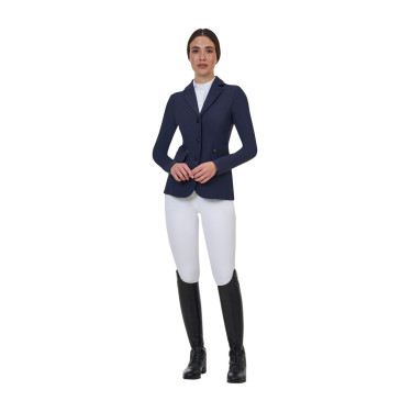 Veste de concours femme Equestro Ridertechnology coutures thermosoudées