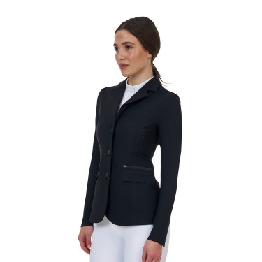 Veste de concours femme Equestro Ridertechnology coutures thermosoudées