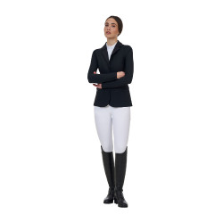 Veste de concours femme Equestro Ridertechnology coutures thermosoudées
