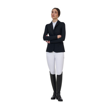 Veste de concours femme Equestro Ridertechnology coutures thermosoudées