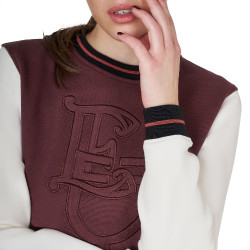 Sweatshirt Equestro femme EQ col rond