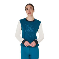Sweatshirt Equestro femme EQ col rond