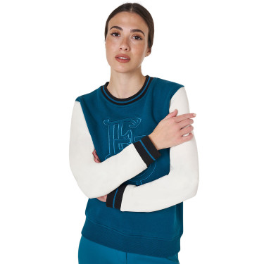 Sweatshirt Equestro femme EQ col rond