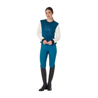 Sweatshirt Equestro femme EQ col rond