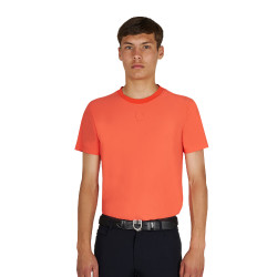 T-shirt d’entraînement Equestro homme en tissu technique micro-perforé T-shirt d’entraînement Equestro homme en tissu technique micro-perforé