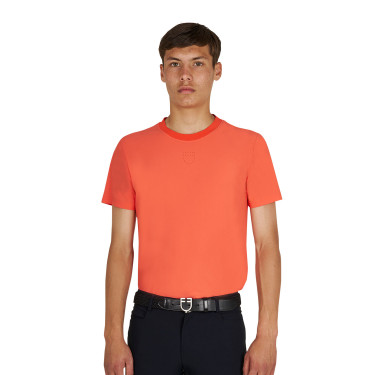 T-shirt d’entraînement Equestro homme en tissu technique micro-perforé T-shirt d’entraînement Equestro homme en tissu technique micro-perforé