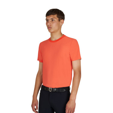 T-shirt d’entraînement Equestro homme en tissu technique micro-perforé T-shirt d’entraînement Equestro homme en tissu technique micro-perforé