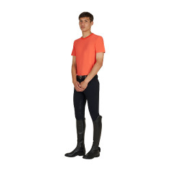 T-shirt d’entraînement Equestro homme en tissu technique micro-perforé T-shirt d’entraînement Equestro homme en tissu technique micro-perforé