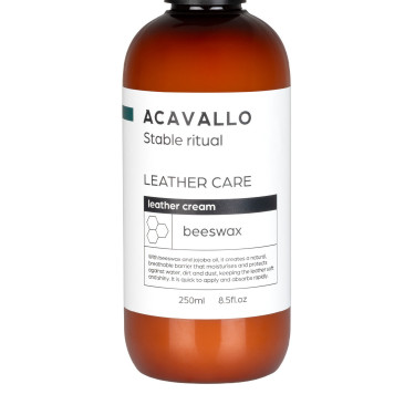 Crème pour cuir à la cire d’abeille Acavallo