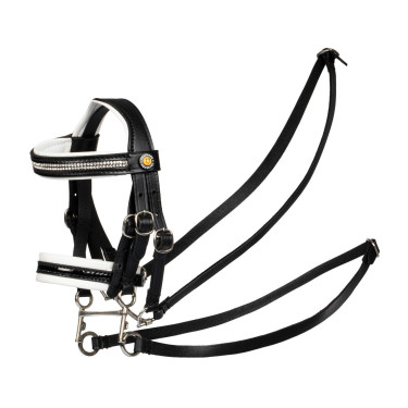 Bride pour cheval jouet Equestro avec rembourrage blanc Rock Sheet Bride pour cheval jouet Equestro avec rembourrage blanc Rock Sheet