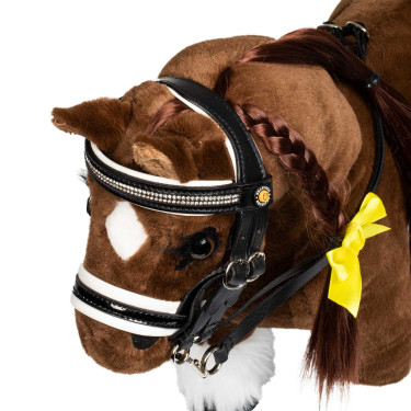 Bride pour cheval jouet Equestro avec rembourrage blanc Rock Sheet Bride pour cheval jouet Equestro avec rembourrage blanc Rock Sheet
