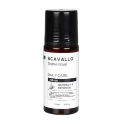 Roll-on Acavallo avec crème au géranium citronnelle et neem pour naseaux