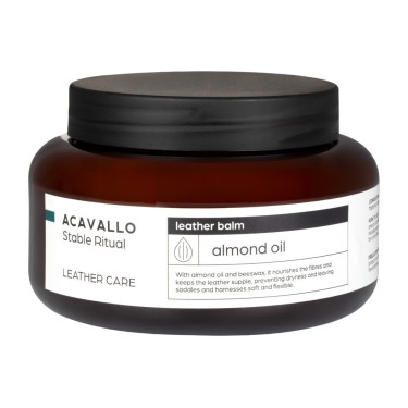 Baume pour cuir Acavallo à l’amande glycérine