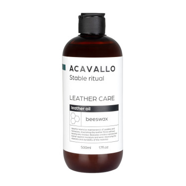 Huile pour cuir Acavallo à la cire d’abeille