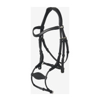 Bridon muserolle Adjustable Anatomic Arika noir/argent LeMieux