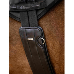 Sangle Hunter avec doublure amovible antidérapante noire LeMieux