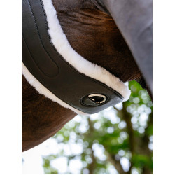 Sangle Hunter avec doublure amovible Merino+ noire LeMieux