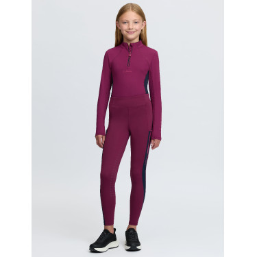 Pantalon d’équitation Young Rider LeMieux Orla Harlow Coral Crush Blackberry Bordeaux