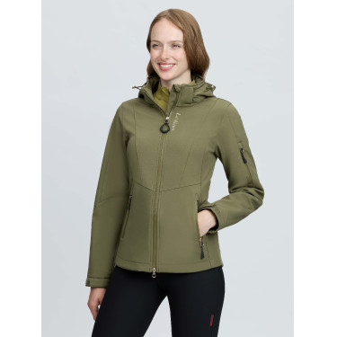 Veste Softshell LeMieux Celine Willow green Kaki