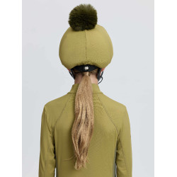 Couvre-casque équitation LeMieux avec pompon amovible