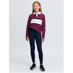 Polo de rugby LeMieux Young Rider Riley Blackberry Bordeaux