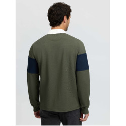 Polo de rugby LeMieux homme Olive Vert Polo de rugby LeMieux homme Olive Vert