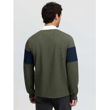 Polo de rugby LeMieux homme Olive Vert Polo de rugby LeMieux homme Olive Vert