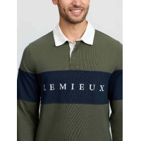 Polo de rugby LeMieux homme Olive Vert
