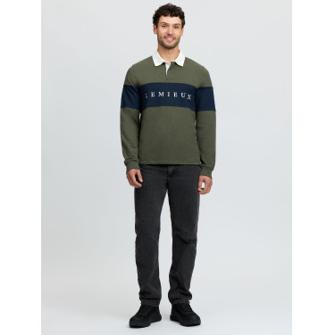 Polo de rugby LeMieux homme Olive Vert Polo de rugby LeMieux homme Olive Vert