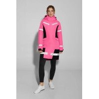 Manteau d’équitation imperméable haute visibilité femme Horze Amaya