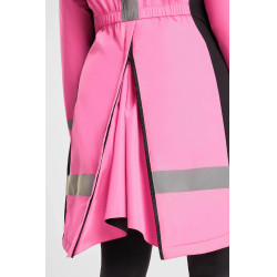 Manteau d’équitation imperméable haute visibilité femme Horze Amaya