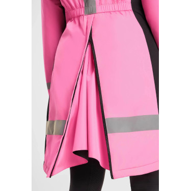 Manteau d’équitation imperméable haute visibilité femme Horze Amaya