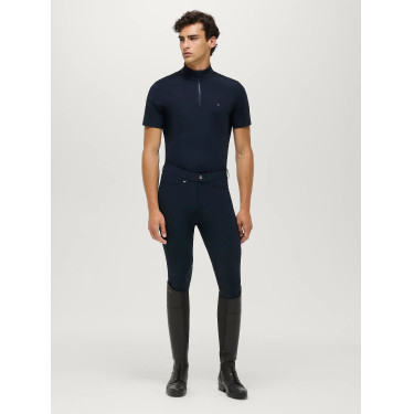 Pantalon d’équitation Tommy Hilfiger Equestrian Stanton grip genoux homme Désert Gris