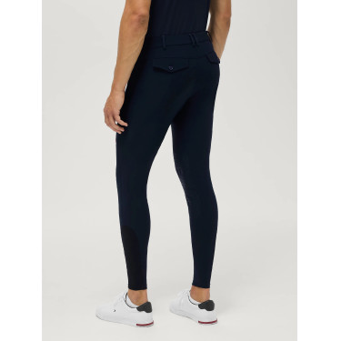 Pantalon d’équitation Tommy Hilfiger Equestrian Stanton grip genoux homme Désert Gris