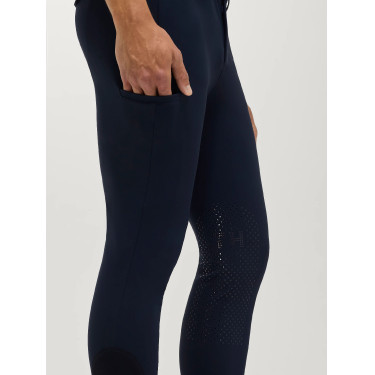 Pantalon d’équitation Tommy Hilfiger Equestrian Stanton grip genoux homme Désert Gris