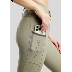 Pantalon Montar Gaia Gun Metal Caviar avec poches pour téléphone