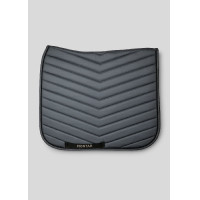 Tapis de dressage Montar avec cristaux gun metal Gris