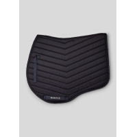 Tapis de saut blanc avec cristaux gunmetal Montar Marine Bleu marine
