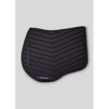 Tapis de saut blanc avec cristaux gunmetal Montar Marine Bleu marine Tapis de saut blanc avec cristaux gunmetal Montar Marine Bleu marine