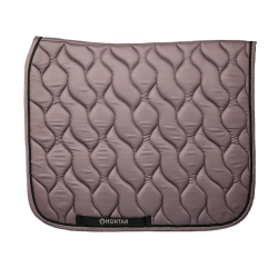 Tapis de dressage marron nougat avec cristaux Montar Tapis de dressage marron nougat avec cristaux Montar