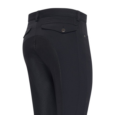 Pantalon d’équitation homme Euro-Star Camillo FullGrip originale Noir