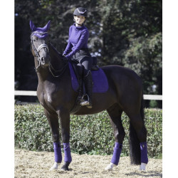 Tapis LeMieux Suede Dressage Square Ink blue Bleu Tapis LeMieux Suede Dressage Square Ink blue Bleu