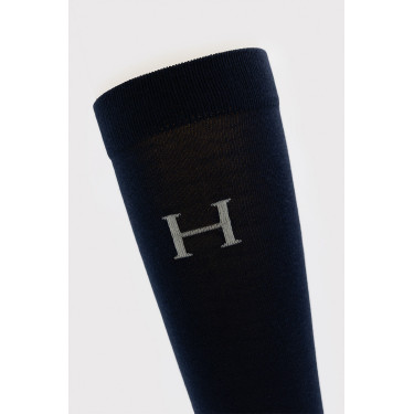 Chaussettes Harcour Carly par 3 Vigne / marine / chevron Beige Chaussettes Harcour Carly par 3 Vigne / marine / chevron Beige