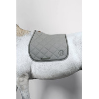 Tapis de selle Harcour Charma Chevrons trèfle Gris