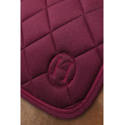 Tapis de selle Harcour Charma Chevrons vigne Bordeaux