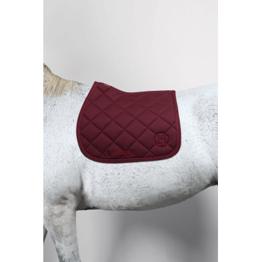 Tapis de selle Harcour Charma Chevrons vigne Bordeaux