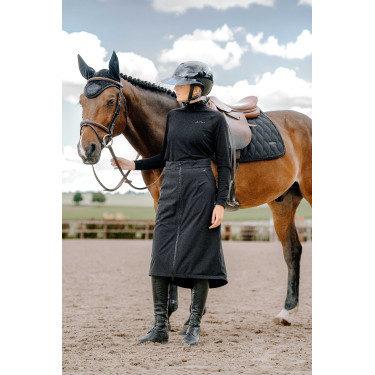 Jupe Je t'aime Equithème EQ-Jess femme Noir