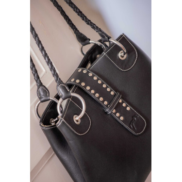 Sac à main équestre Pénélope Zabelia en cuir cognac Sac à main équestre Pénélope Zabelia en cuir cognac