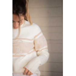 Pull d'équitation chic Pénélope Noris femme Pull d'équitation chic Pénélope Noris femme