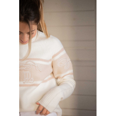 Pull d'équitation chic Pénélope Noris femme Pull d'équitation chic Pénélope Noris femme